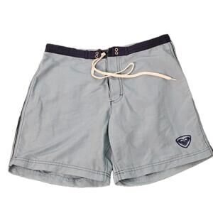 Roxy Boardshorts Women’s Juniors 5 Blue Surf Skater Embroidered 90s Hong Kong